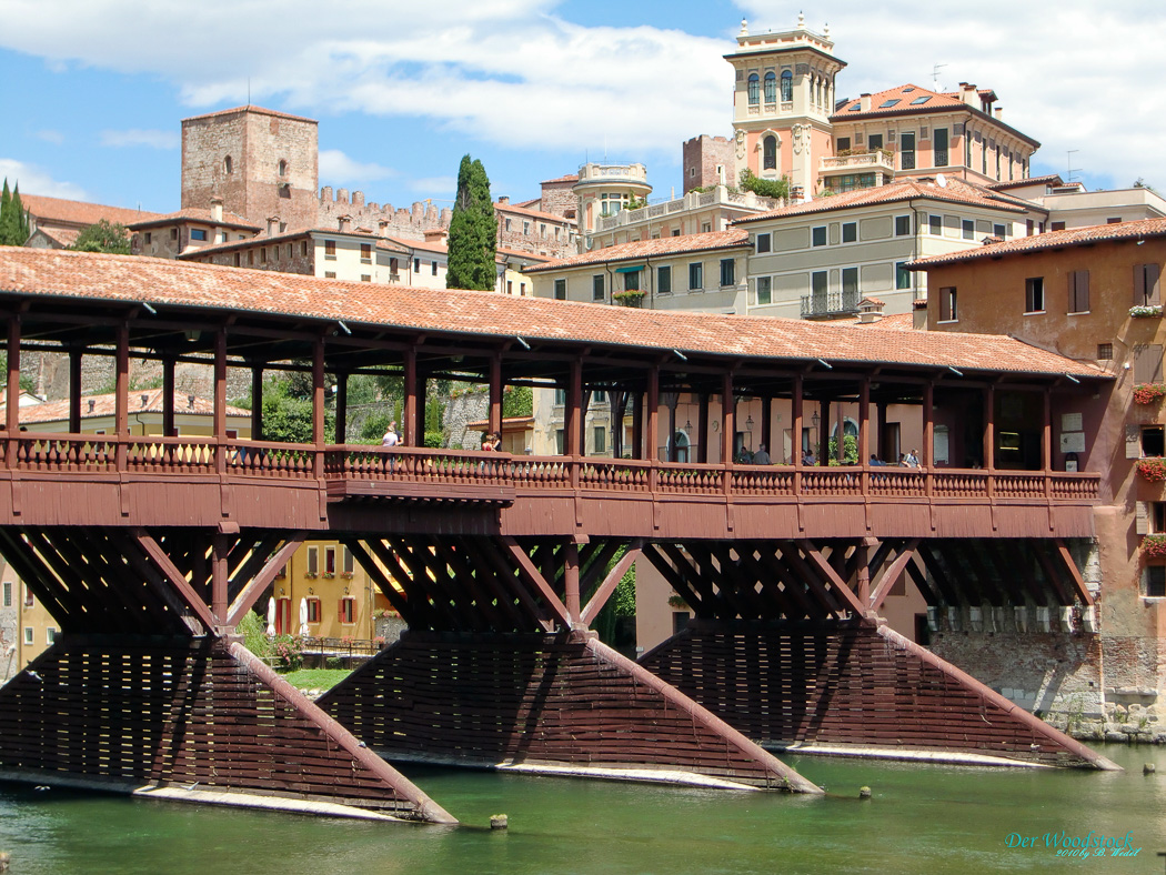 Ponte des Alpes in Bassano del Grappa, Italien